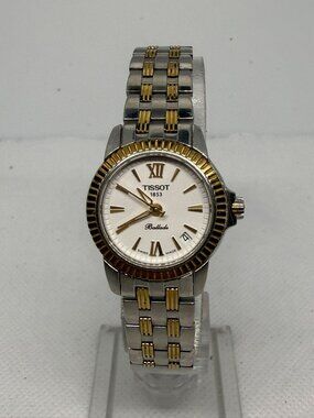Tissot 1853 Ballade C417/517 Women's Two-Tone SS Roman Numeral Quartz Watch